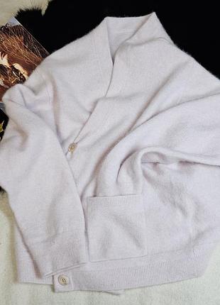 Нежная, 100% кашемировая кофта, на пуговицах. кашемировый кардиган. брендовый кашемир. poetry