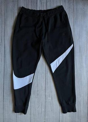 Спортивки nike big swoosh logo (спортивные штаны с большим логотипом]