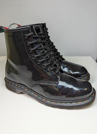 ❗️❗️❗️ботинки dr.martens rainbow patent lamper total black 42 р. оригинал