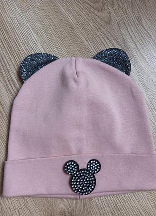 Шапочка для девочки 2-3роки.