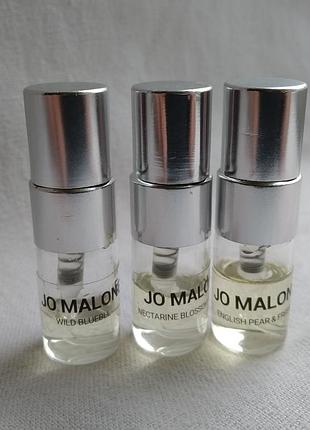 Туалетная вода пробники jo malone 3 шт.
