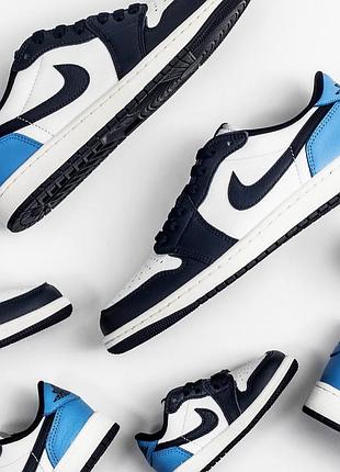 Кроссовки jordan 1 low obsidian2 фото