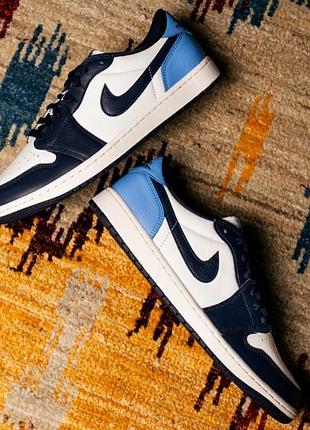 Кроссовки jordan 1 low obsidian3 фото