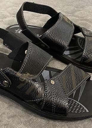 Шкіряні чоловічі сандалі, босоніжки