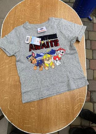 Футболка футболочка детская детская патруль с патрульом