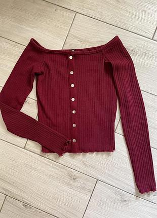 Топ бордовий