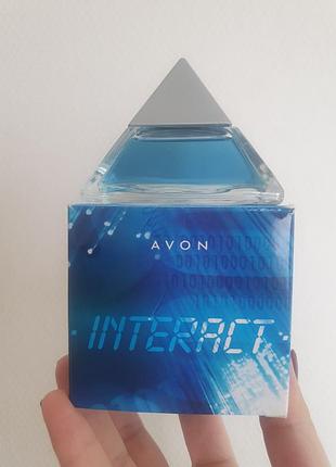 Туалетна вода інтеракт, interact avon eau de toilette