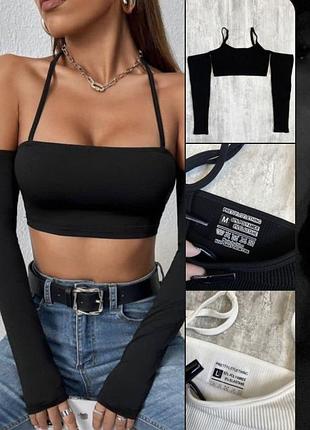Кроп топ в рубчик y2k dollskill