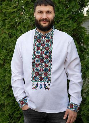 Вышиванка мужская лен