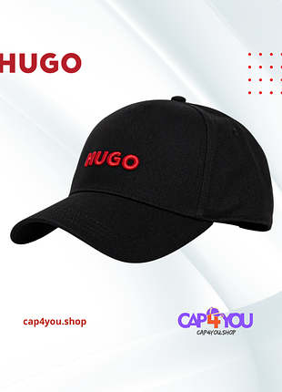 🖤 черная мужская кепка hugo