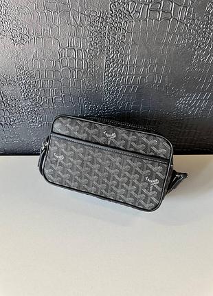 Черная графитовая сумка goyard