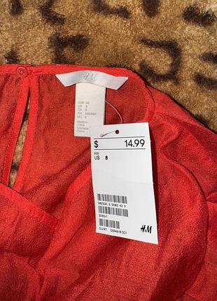 Сет  червоний zara h&m