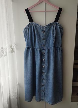Сукня- сарафан denim 4xl