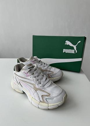 Новые белые кроссовки puma teveris nitro preppy