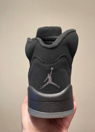 Кроссовки air jordan 5 black cat 4