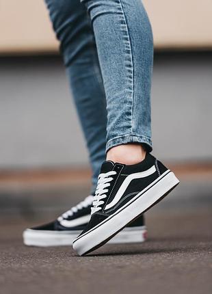 Женские кеди vans classic black white 36-37-39-40-416 фото