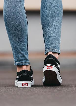 Женские кеди vans classic black white 36-37-39-40-418 фото
