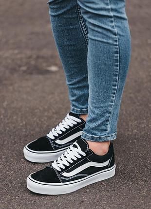 Женские кеди vans classic black white 36-37-39-40-419 фото