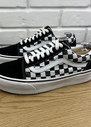 Оригинальные кеды на платформе vans