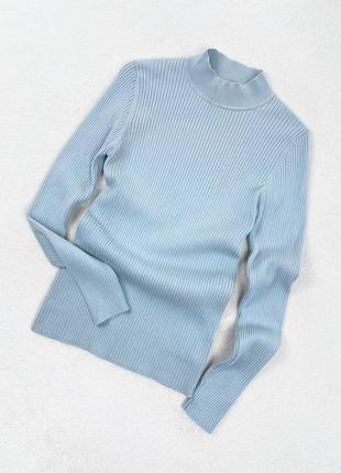 Нежно голубой гольф в рубчик primark