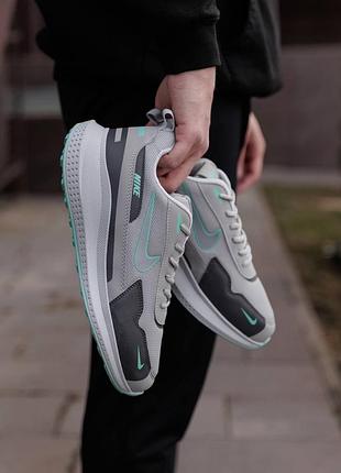 Знижка ‼️ сірі кросівки nike simple grey mint 4
