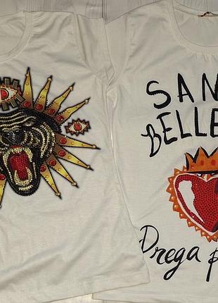 Нова футболка зі стразиками 150 грн