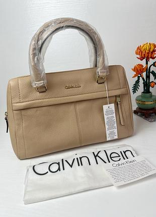 Кожаная сумка calvin klein