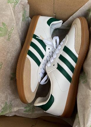 Кросівки adidas samba white green 4