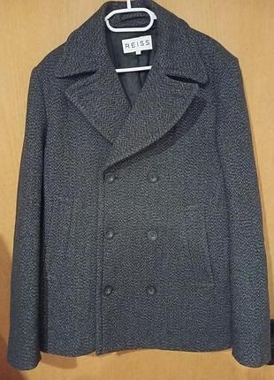 Стильное мужское пальто - пиджак reiss оригинал р. l