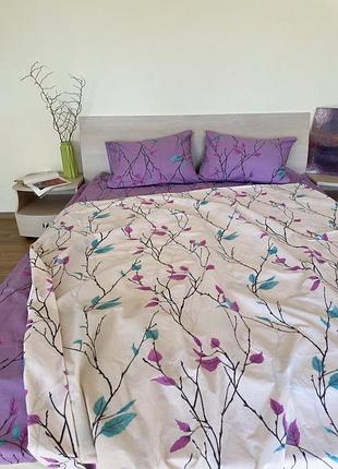 Цветочный комплект постельного белья
