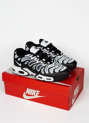 Мужские кроссовки nike air max plus drift white black3 фото