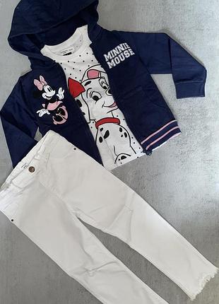 Лот детских вещей на девушку 116. кофта на молнии с капюшоном, реглан кофта свитер