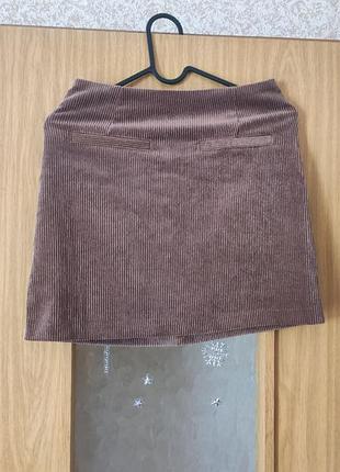 Юбка вельвет хs - s