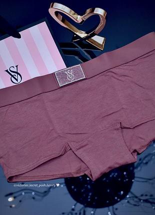 Бойшортс, женские хлопковые трусики шорты, victoria's secret, виктория сикрет