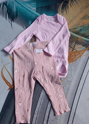 Набор боди и штанишки лосины для девочки