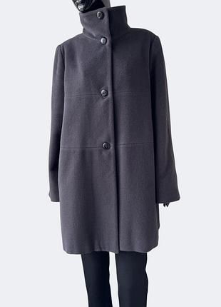 Ангоровое кашемировое пальто armani collezioni италия кашемир ангора шерсть