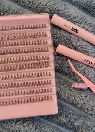 Набор наращивание ресниц пучки