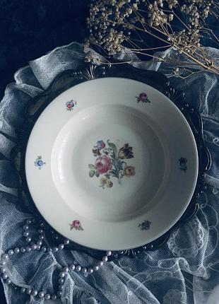 🔥 тарілки 🔥 вінтажні великі старовинні німеччина порцеляна квіти