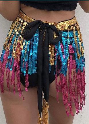 Пояс з монетами для східних танців