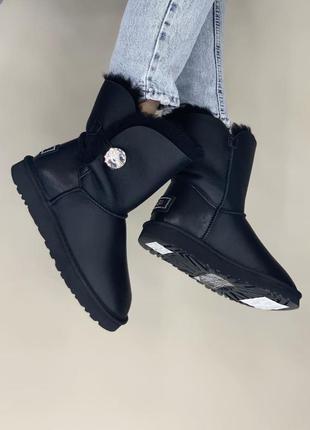 Ugg bailey button swarovska black 🆕 шикарные женские угги 🆕 купить наложенный платёж