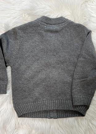 Вязаний бомбер zara 12-18m 2