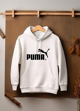 Женский худи трехнитка – стиль и комфорт для весны puma пума белый