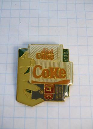 Продам колекційний значок diet coke 1983