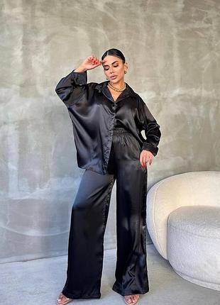 Легкие шелковые костюмы на летние вечера