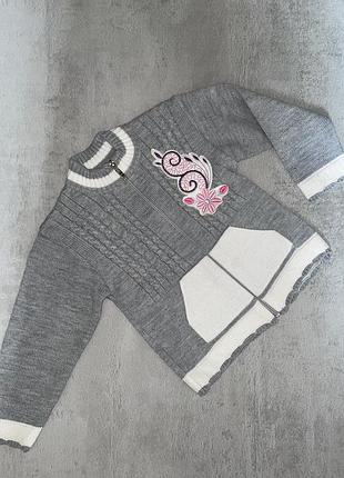 Светр-гольф gikir виробництва туреччина, теплий светр на блискавці з горловиною