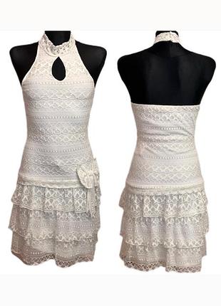 Винтажное кружевное платье morgan vintage 2000s y2k