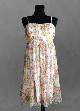 Летний сарафан в стиле ампир из жатого натурального шелка