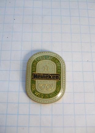 Продам колекційний значок heineken lager beer