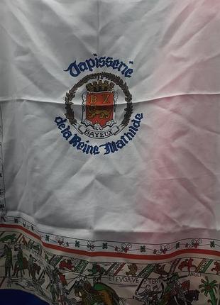 Винтаж josette franco paris. старинный шарф женский шарф, легкий шарф, платок летний квадратный шарф, подарочный шейный платок,