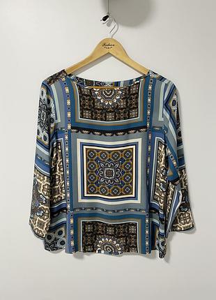 Вискозная блуза в стиле бохо этно